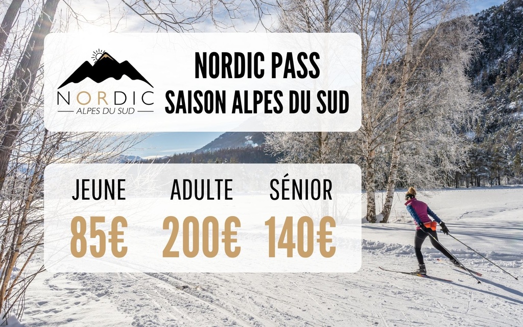 Nordic Pass Saison - Alpes du Sud - Sénior +80 ans